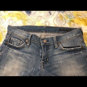 Distressed Citizens of Humanity Boot Cut Jeans